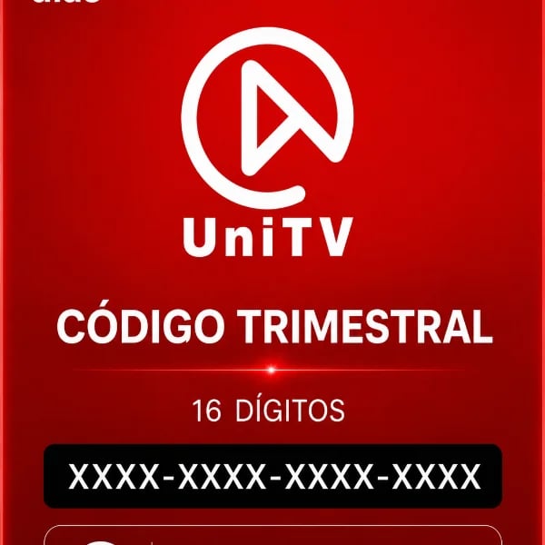 Recarga UniTv Trimestral 
