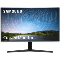Monitor Samsung 32", Curvo 1500R, VA, Full HD, 75Hz, Freesync, 4 ms, HDMI, VGA, LC32R500FHLXZS, C32R50 - Lapshop Chile