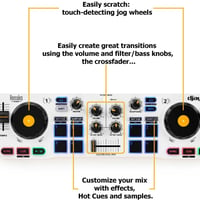 Controlador DJ Hercules DJControl Mix, Android / iOS Compatible