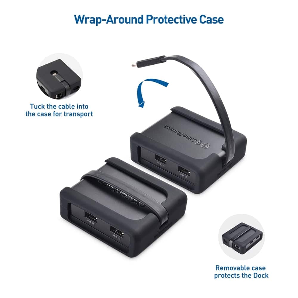 DOCKING, MULTI ADAPTADOR USB-C PARA DOS MONITORES, 2X HDMI, 2X USB 3.0,  GIGABIT ETHERNET Y POWER DELIVERY 100W, CABLE MATTERS