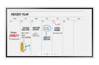 Pizarra Interactiva Touch Samsung Flip 2 65″ WM65R Con Soporte a Muro, Parlantes y Bandeja de Conexiones - Lapshop Chile