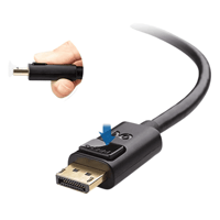 Cable Mini DisplayPort a DisplayPort Cable Matters 1.8 Mt, 4K a 60 Hz - 1440p a 165 Hz - 1080p a 240 Hz - Lapshop Chile