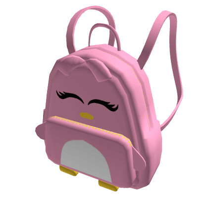 Pink Penguin Backpack
