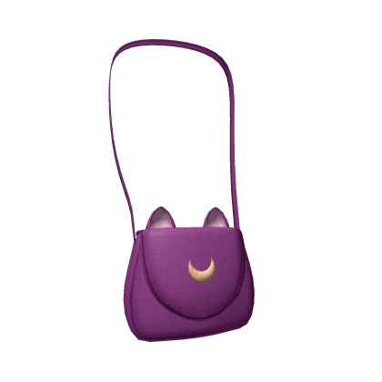 Mooncat Purse Purple