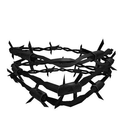 (R) 1.0 Black Barbed Wire Shoulder Bracelet
