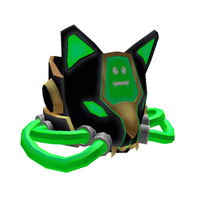 Sci-fi Panther Mask(Black and Green)