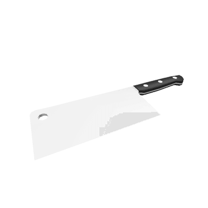 Cleaver on Mouth Prop