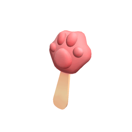 Kitty Paw Popsicle Red