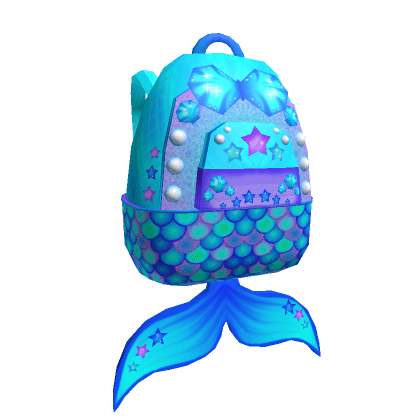 Sea Blue Mermaid Backpack
