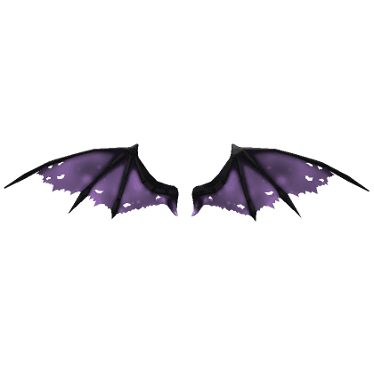 Purple shinigami wings