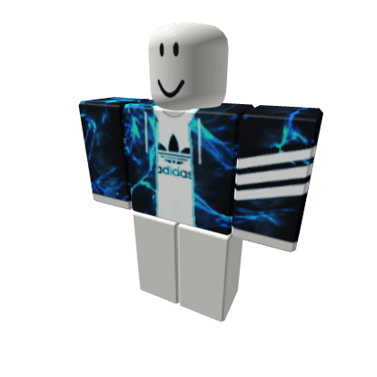 Electric Blue Adidas Hoodie