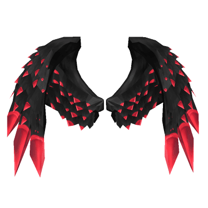 Red Tipped Angel Fallen Wings