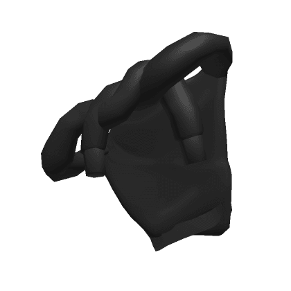 Black Jacket Tied Over Shoulder (1.0)