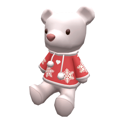 Christmas Polar Teddy Red