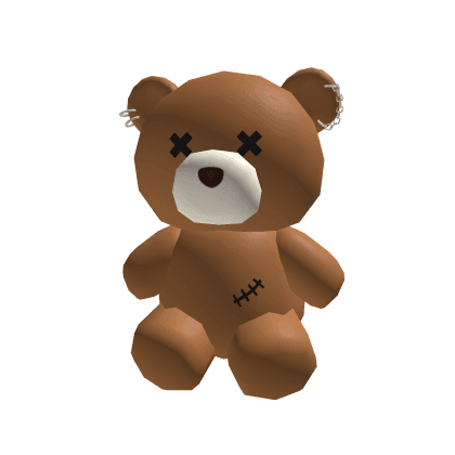 Punk Teddy Bear Brown
