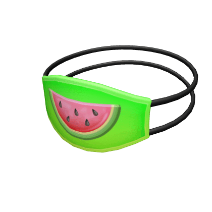 Green Watermelon Face Mask