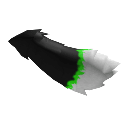 Black & Green Fox Tail
