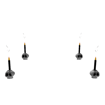 Floating Skull Candles