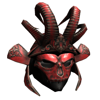 Red Samurai Helmet