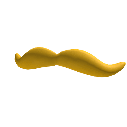 Yellow English Mustache