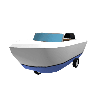 Blue Boat Car 