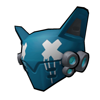 Cat Sci-fi Mask (Blue)