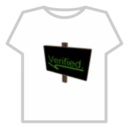 Verified sign shirt