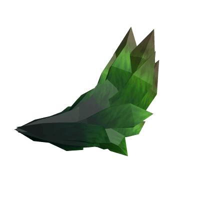 Lime Green Wolfy Tail