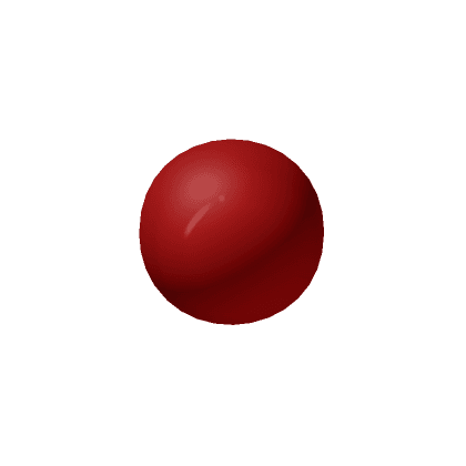 Clown Nose in Dark Red