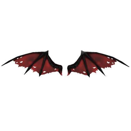 Red shinigami wings