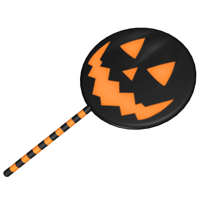 Jack-o'-lantern Lollipop