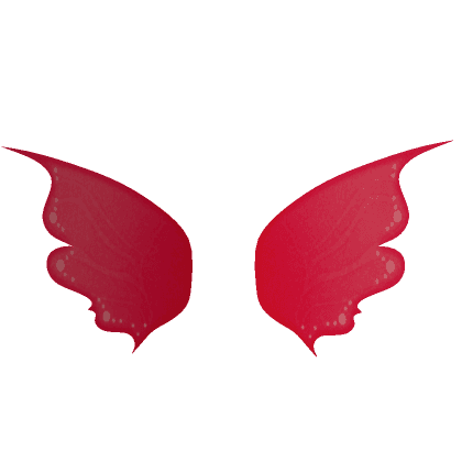 Ethereal Fairy Wings Red