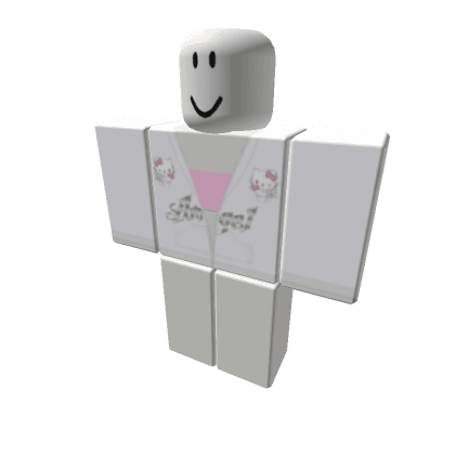 angel hello kitty zip up aesthetic