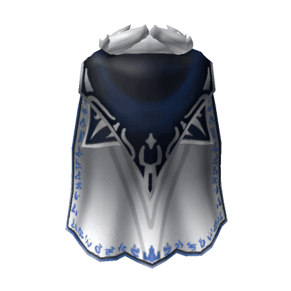 White and Blue Royal Cape