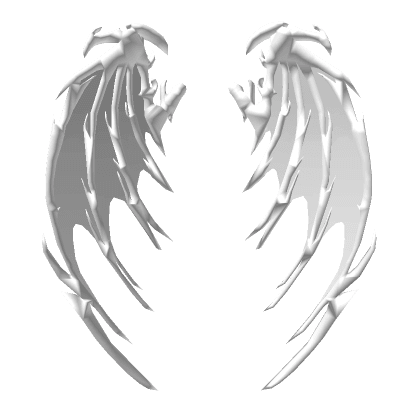 White Skeletal Wings