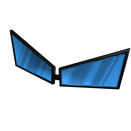 Black Sharp Anime Glasses