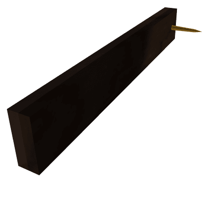 Outrageous Board with a Nail in It