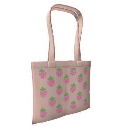 Stylish and Simple Tote Accessory Strawberry