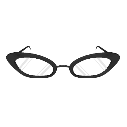 Reflective Cat Eye Glasses