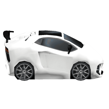 Luxury Sports Car Mount - White