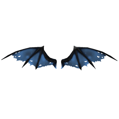 Light blue shinigami wings