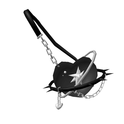 Black Thorn Heart Bag