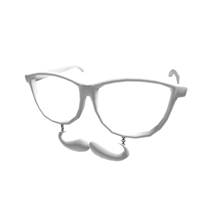 White Mustache Shades
