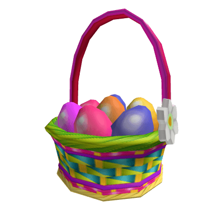 Opened Cool Egg Basket of Spring