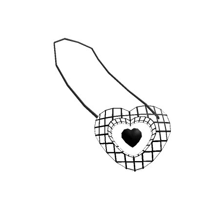 Black Wire Frame Heart Bag