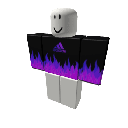 Purple Adidas Flame Shirt