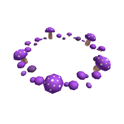 Purple Mushroom Fairy Ring