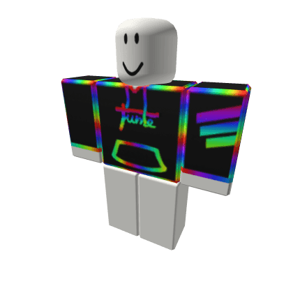 Cartoony Rainbow Head Rave Sword Aura Halo Cartoon