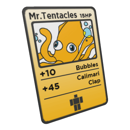Mr. Tentacles Trading Card