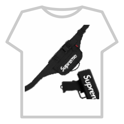 Supreme fanny pack/shoulder bag & gun combo Black
